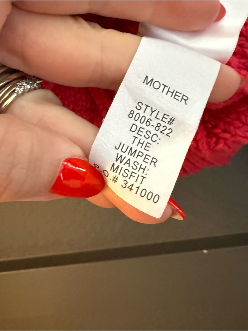 MOTHER • the jumper cable knit sweater - misfit - small red - Picture 10 of 12